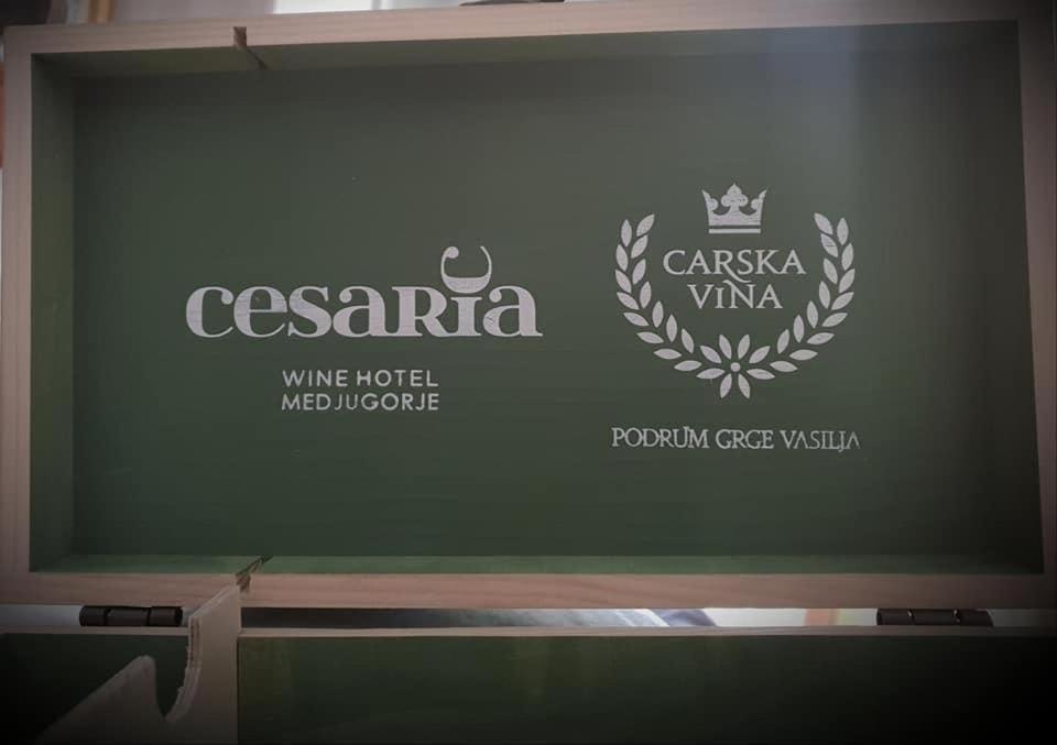 Wine Hotel Cesarica Međugorje Eksteriør billede