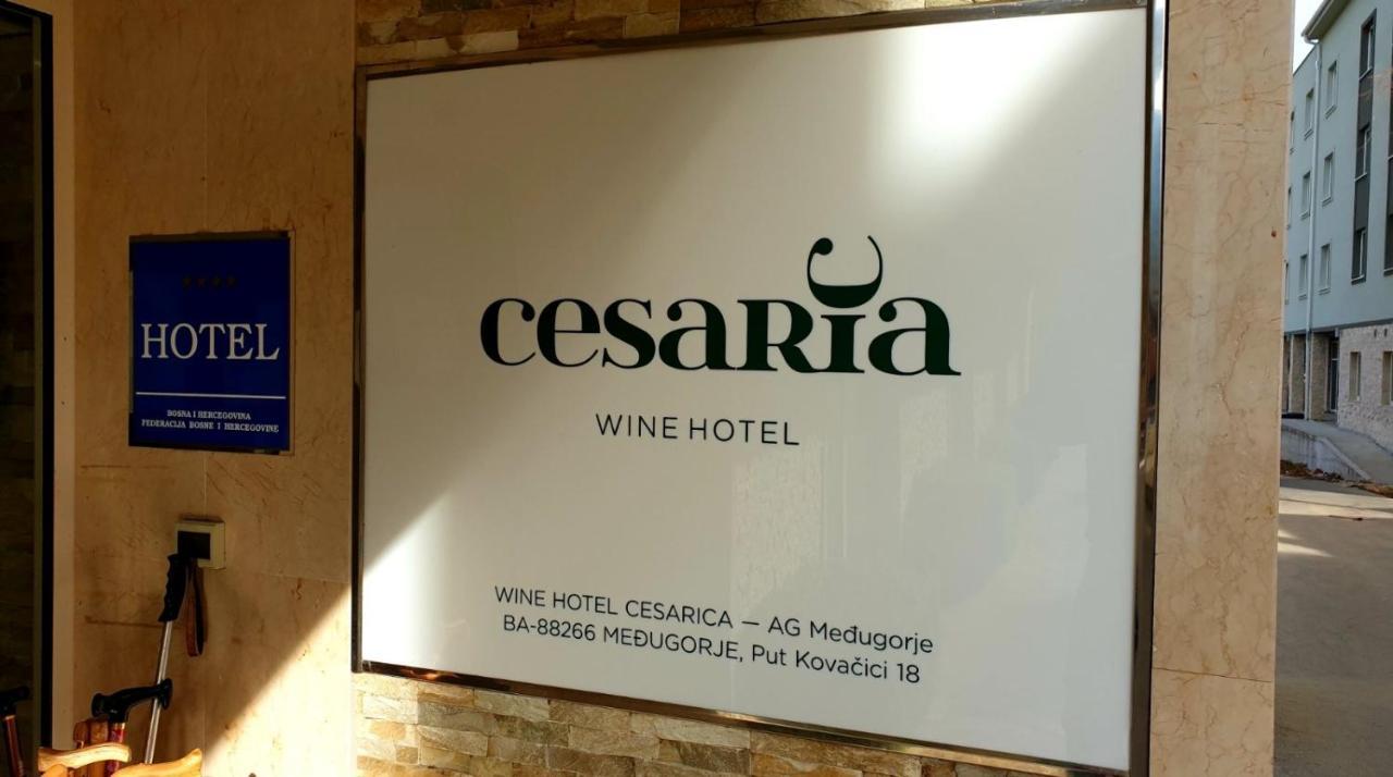 Wine Hotel Cesarica Međugorje Eksteriør billede