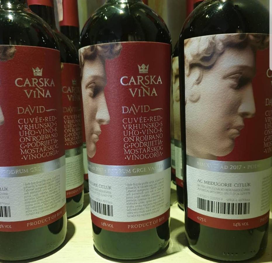 Wine Hotel Cesarica Međugorje Eksteriør billede